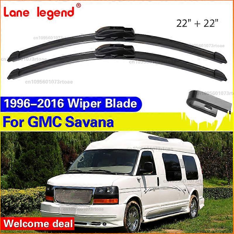 Applies to For GMC Savana 1996 - 2016 Front Windshield Wiper Blades 2pcs Windscreen Window Accessories 1998 2002 2003 2006 2007 2008 2009