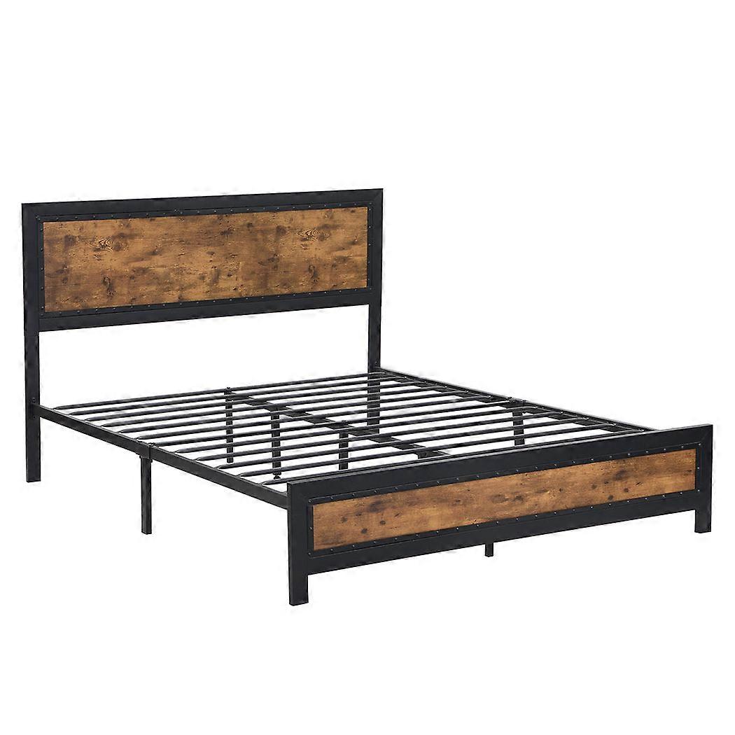 Levede Metal Bed Frame Mattress Base Queen Queen Bed Frames