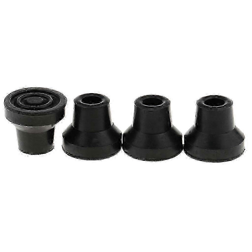 4x Anti-skid Stable Shock Absorb Walking Stick End Crutch Cane Tips 13mm