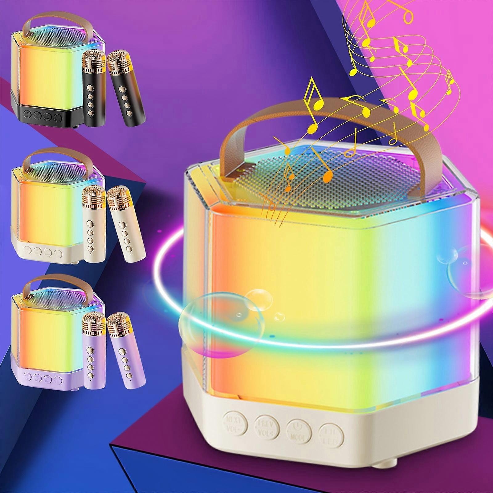 Jacenvly Summer Home Trend Microphone Microphone Audio Bluetooth Wireless Small Speaker Children'S Family Karaoke