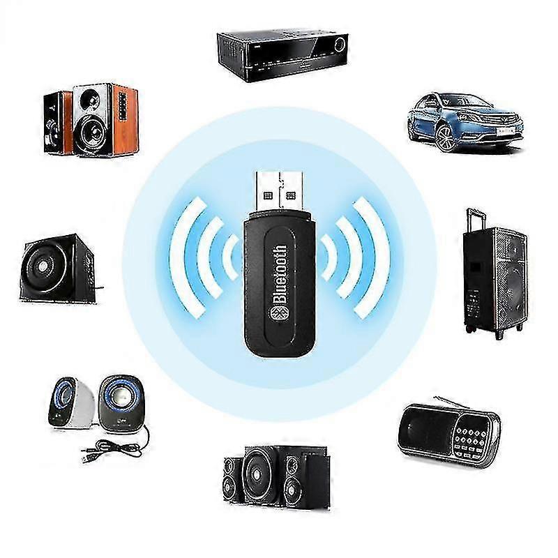 Usb Bluetooth Adapter For Car 3.5mm Jack Audio Wireless Receptor