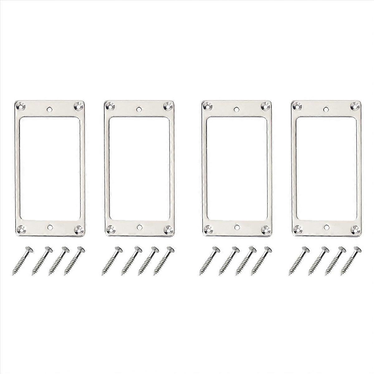 إطار غطاء حلقة التقاط همبكر المعدنية البديلة متوافق مع تركيب جيتار LP الكهربائي