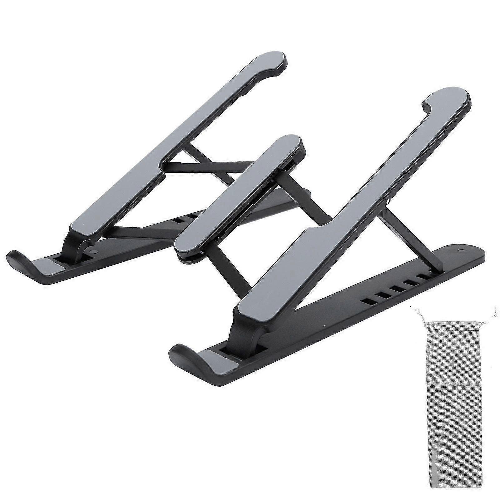 25-26 Notebook Stand MultiPosition Foldable Bracket 1117in Laptop Cooling Support Base Lift Riser(Black )