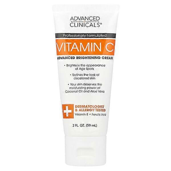 Advanced Clinicals, Vitamin C, Advanced Brightening Cream , 2 fl oz (59 ml)