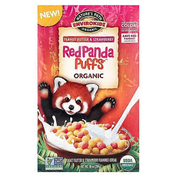 Nature's Path, Organic Red Panda PuffsÃ¢ÂÂ¢ Cereal, Peanut Butter & Strawberry, 10 oz (284 g)