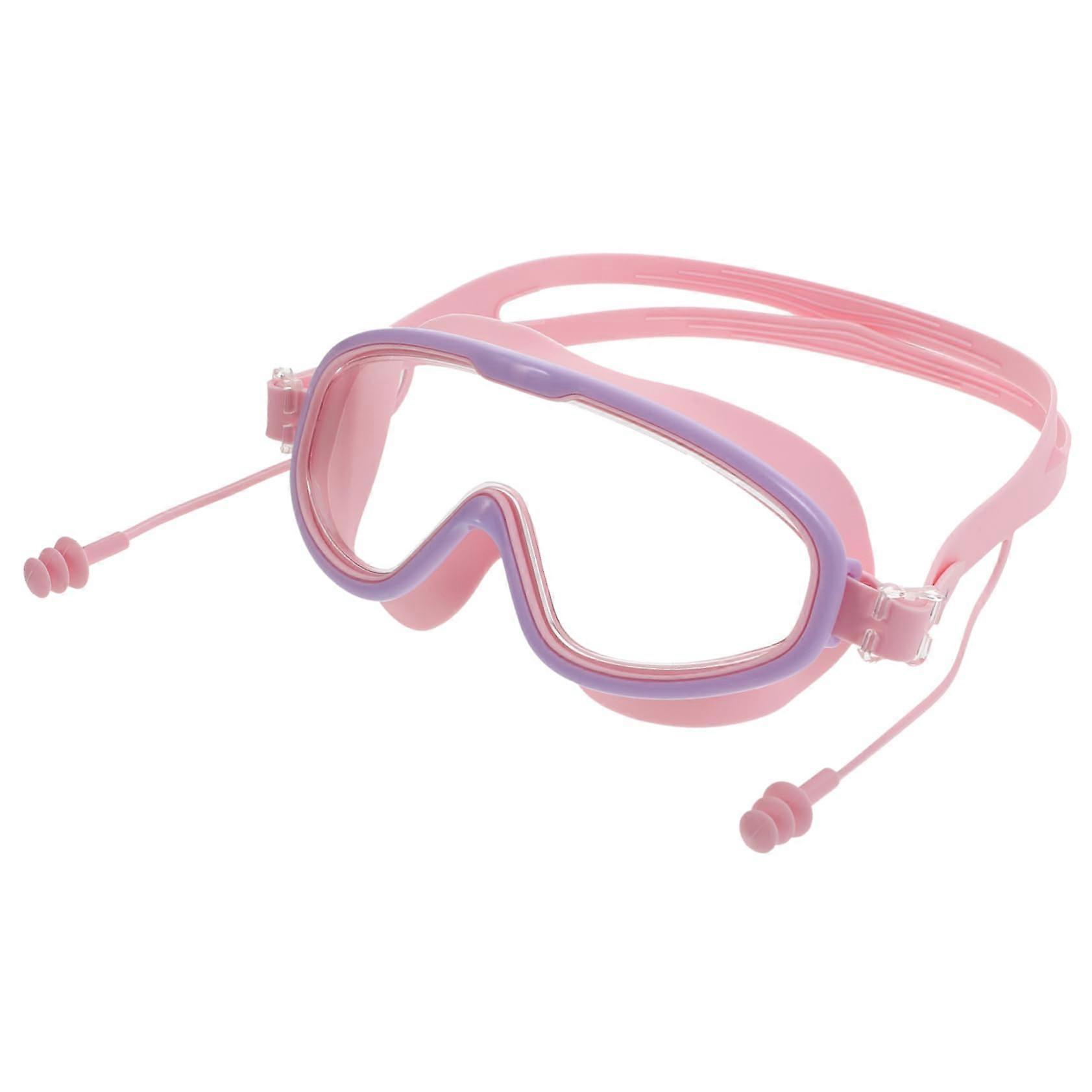 Cartoon Swimming Goggles Adjustable Strap AntiFog Leakproof Durable Plastic Frame For Boys