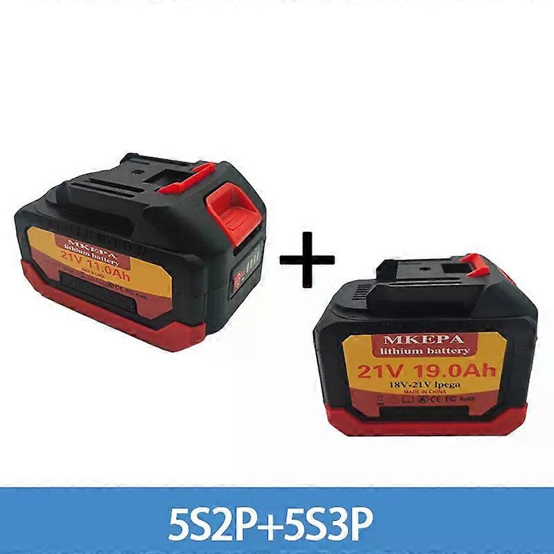 Apply New  19.0Ah 22.0Ah 21V Rechargeable Lithium-Ion Battery for Makita 18V 20V Cordless Dirll/Brushless Wrench/Screwdriver