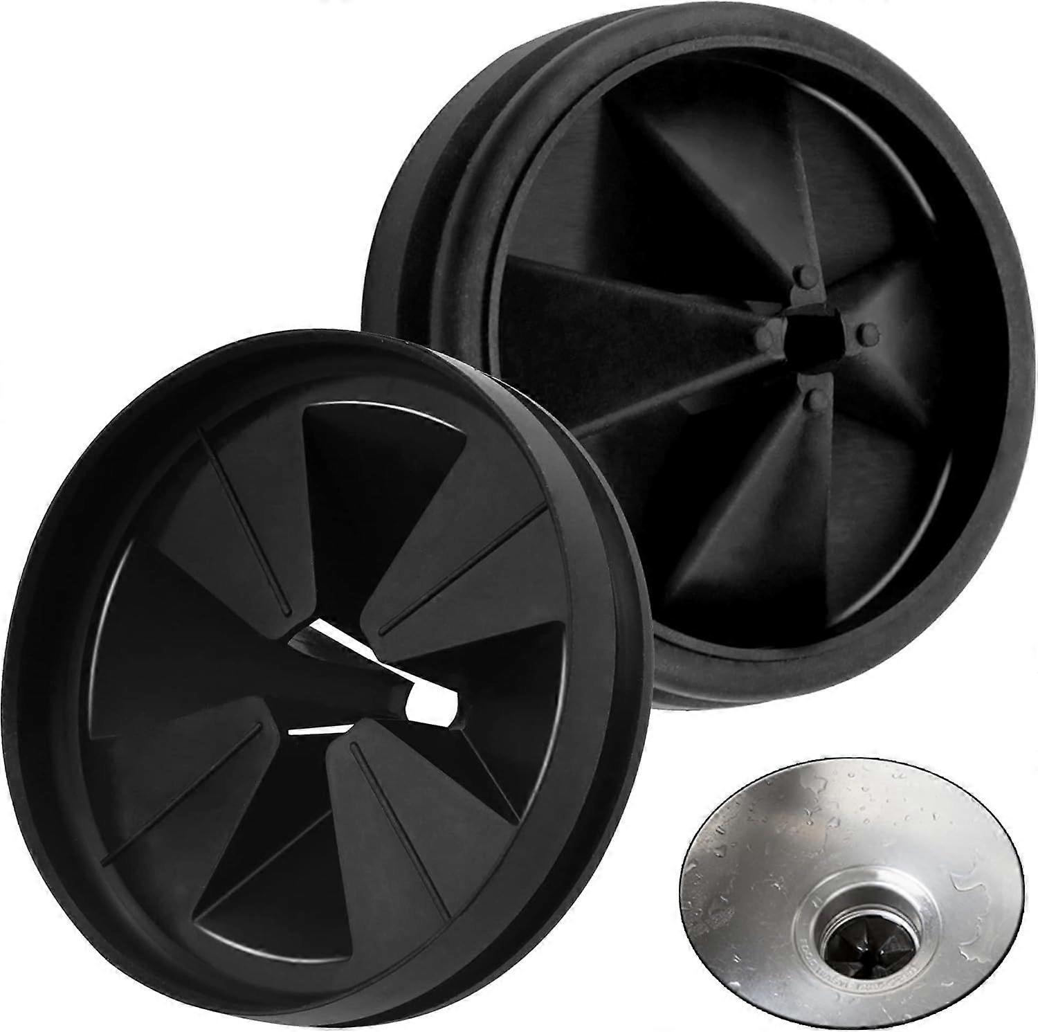 Garbage Disposal Splash Guards 3 3/8 Inch Sink Baffle  Quiet Collar Drain Plugs