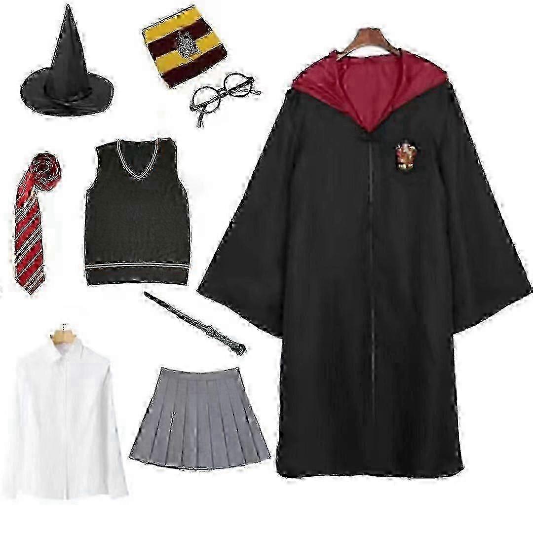 Hermione Granger Gryffindor Uniform Child Adult Harry Potter Same Cosplay Stage Performance Costume Hogg Oates College Halloween Costume.z