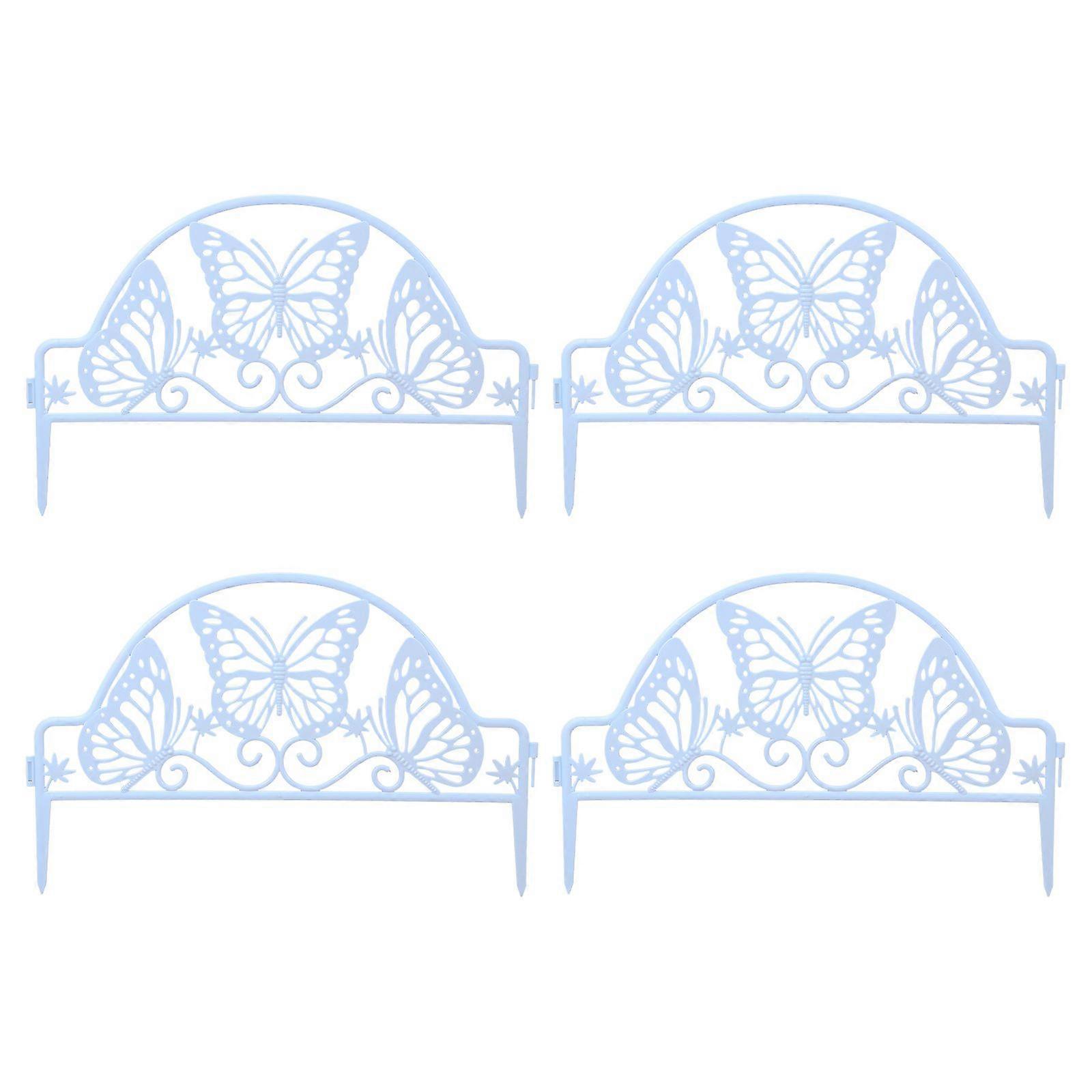 4PCS záhradný plot Dekoratívne záhradné ozdoby plot Praktický dekoračný plot