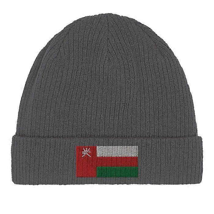 Oman Flag Bonnet in Gray