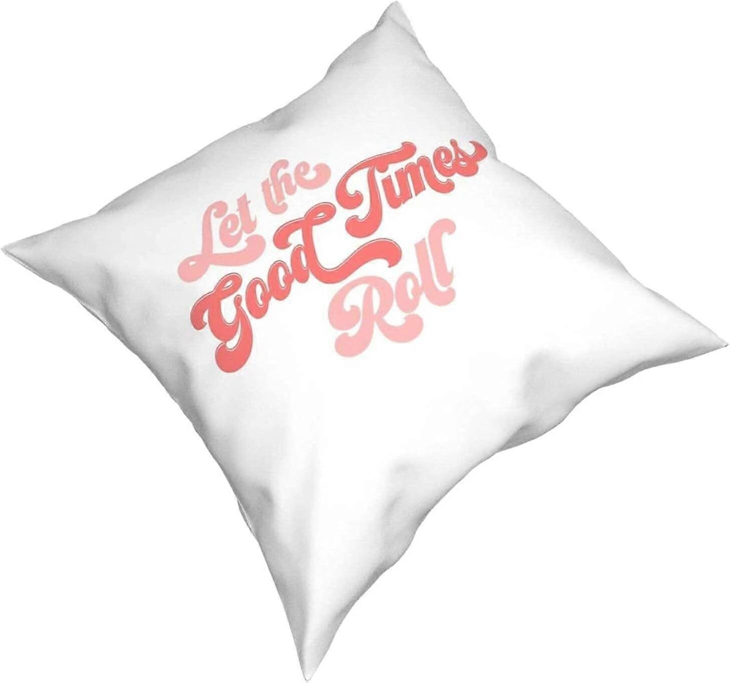 y76は、楽しい時間をロールタペストリー枕カバーファッションスクエア枕カバークッションカバー装飾スロー枕カバー18 X 18インチ45 X 45センチメートル-TB1576 io7