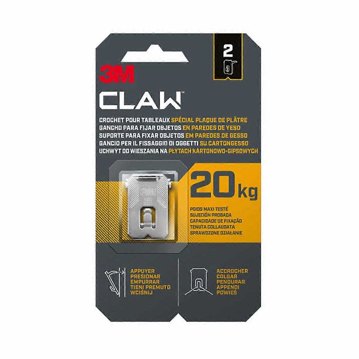 Hook for hanging up 3M 20 kg (2 Units)