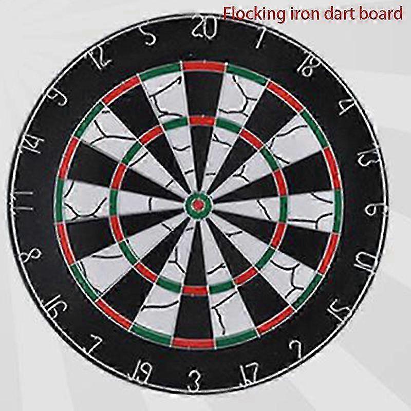 Dartbrett 18-tommers dobbeltsidig flokking av profesjonell metallspiss innendørs dartbrett