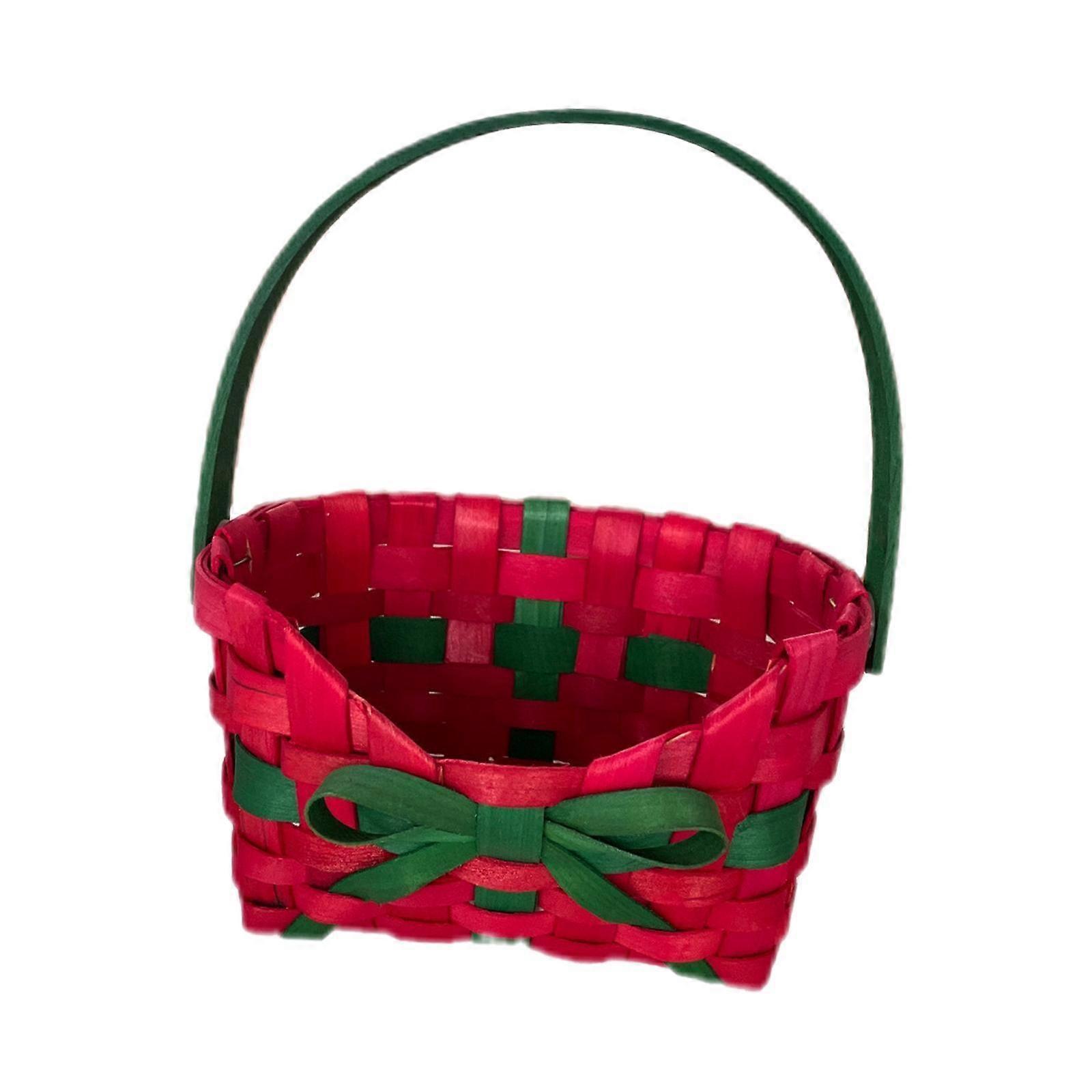 Christmas Gift Basket Multifunction Empty Party Supplies Storage Basket