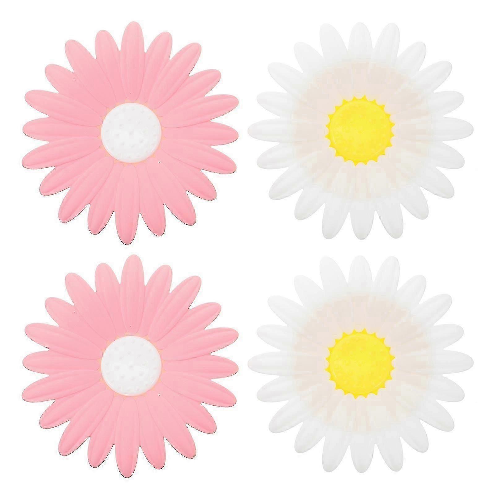 Plastic Soap Holder For Shower Double Layer Design 4Pcs