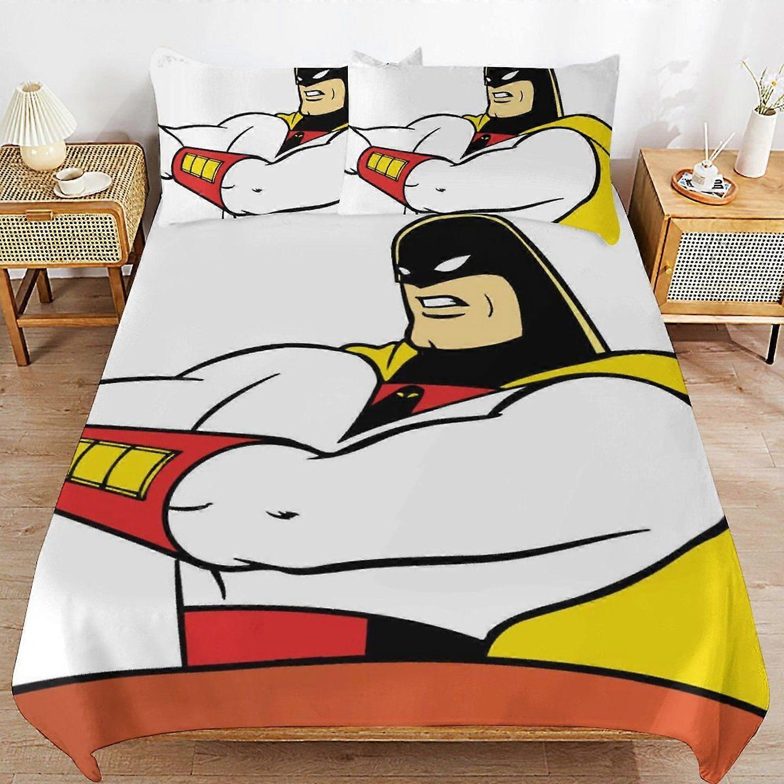 e85 Space Ghost Hotel Style Lightweight Smooth Texture Secure Closure Duvet Cover Sets Comfort Package p85
