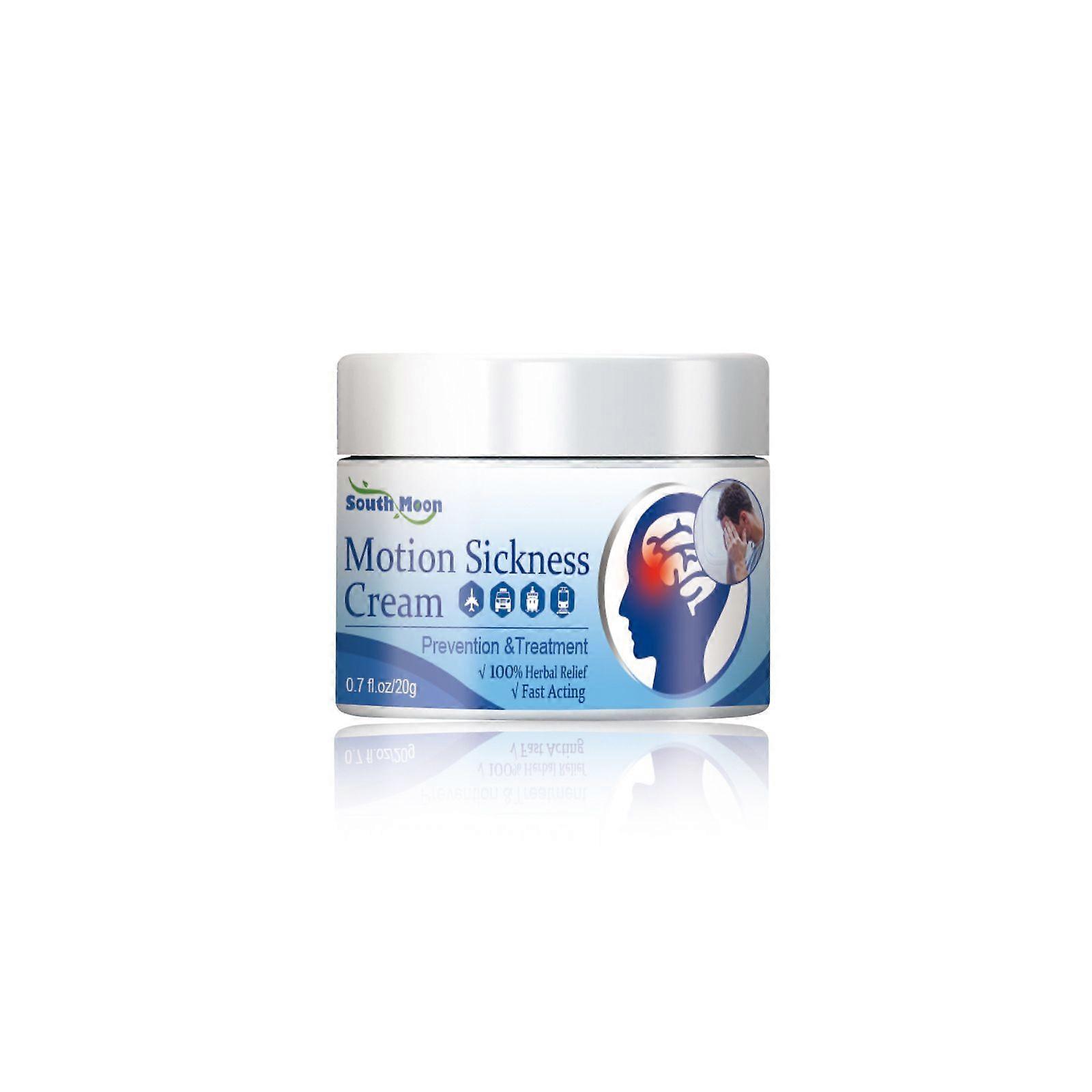 Motion Sickness Cream, Relieve Motion Sickness Portable Refreshing Brain Seasickness Seasickness Dizziness Tinnitus Travel