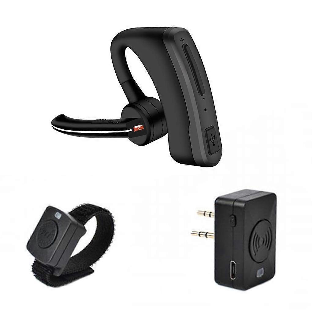 Wireless Headset Walkie Talkie Bluetooth Headset Two Way Radio Earpiece Replacement for Motorola