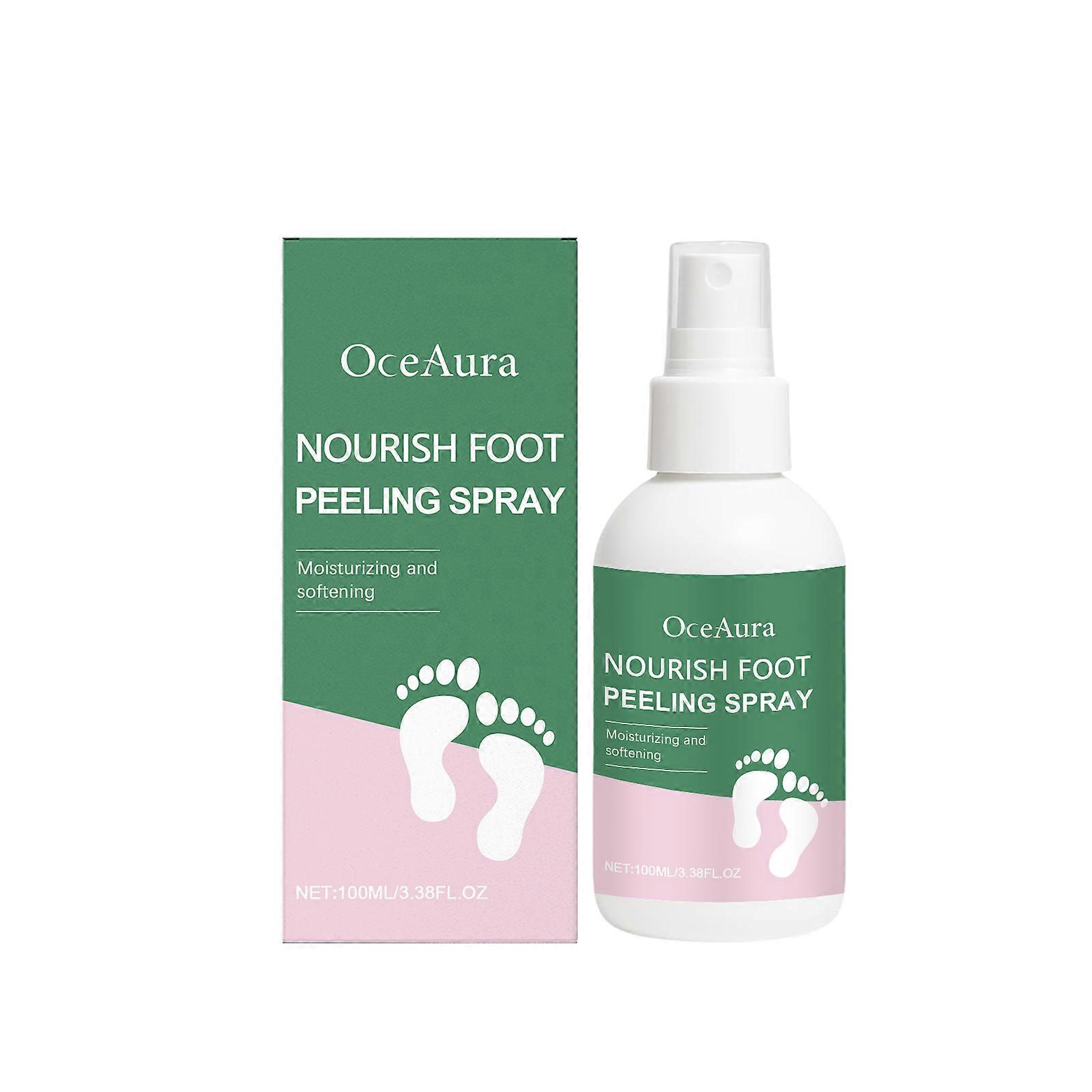 Oceaura Foot Callus Cleansing Spray - Gently Softens Calluses