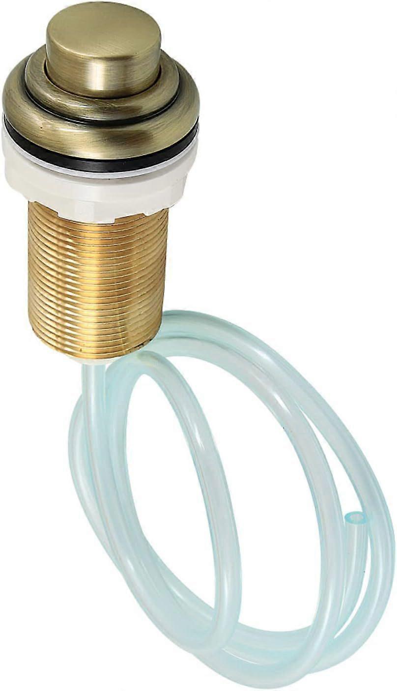 KAT21AB Gourmetier søppelkvern luftbryterknapp, antikk messing