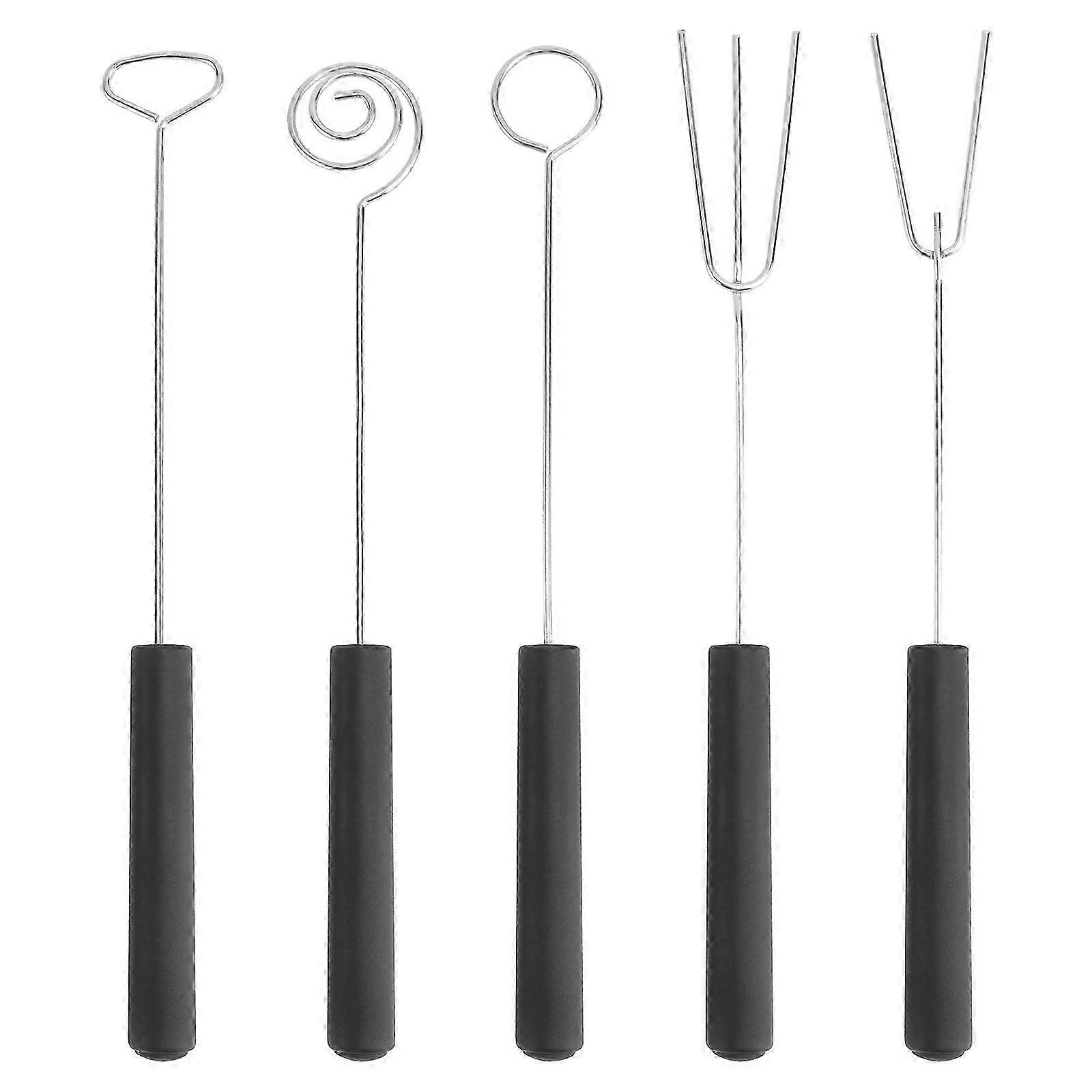 chocolate fork 5 pcs dessert dipping tools for truffle cheese candy