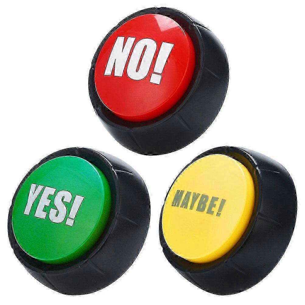 3pcs Funny Sound Buttons for Party Prank Games and Playthings