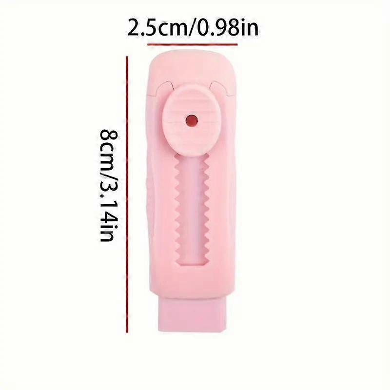 Durable Pull-Out Macaron Rubber Eraser, Ideal for Art Writing Drawing, Smooth School Office Supplies, Easy Slide Design