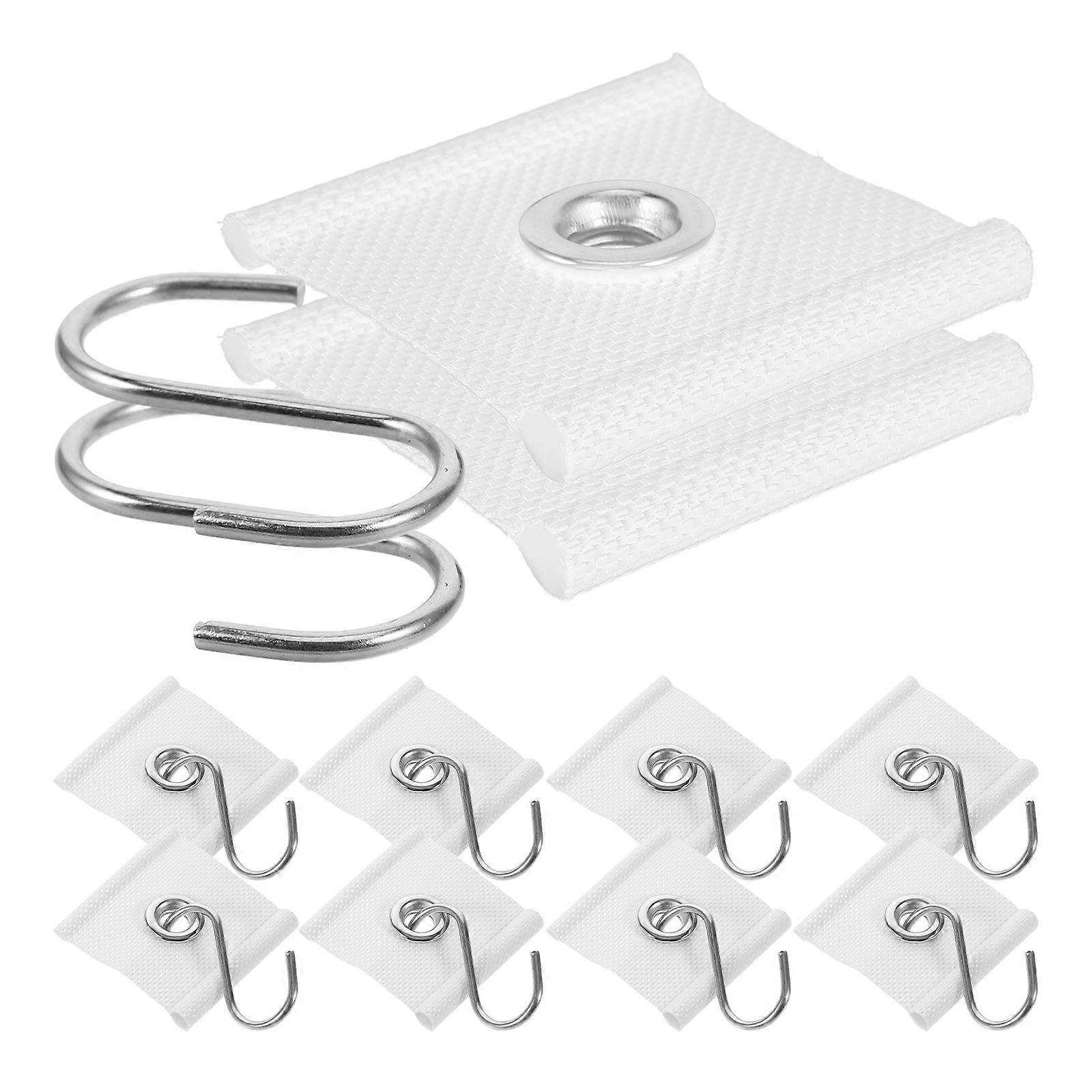 Rv Awning Hook Heavy Duty Light Clips for Camper Use 10Sets White