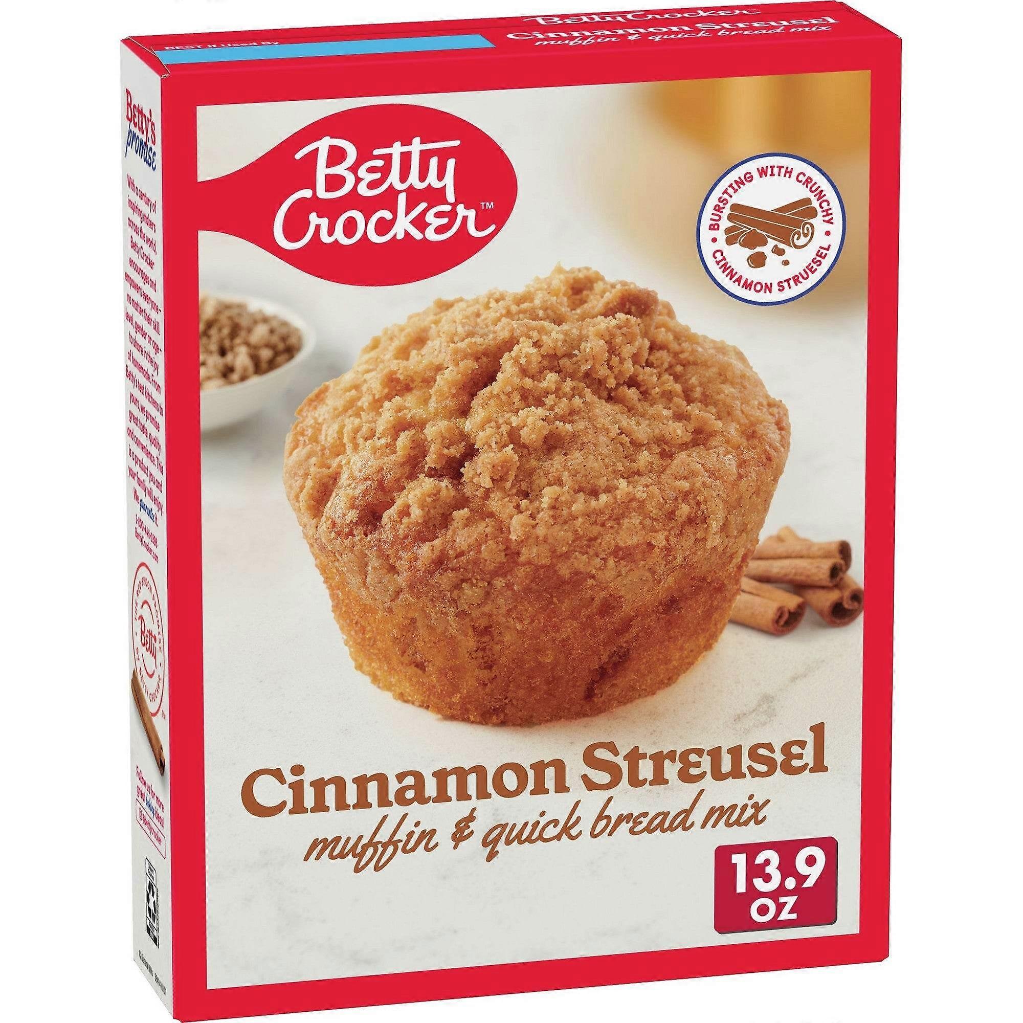 Betty Crocker תערובת מאפינס שטרויזל קינמון, 13.9 אונקיות