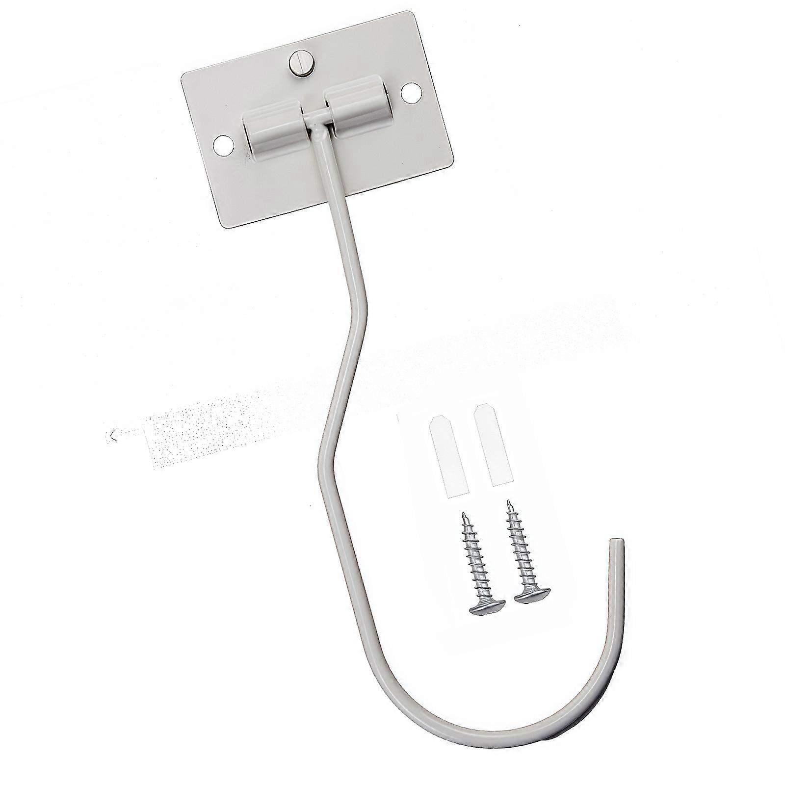 Practical Wall Hook Iron Materials Rustproof CoatingFor Hanging Produce Kitchen Accessories Space Efficient Mounting  White