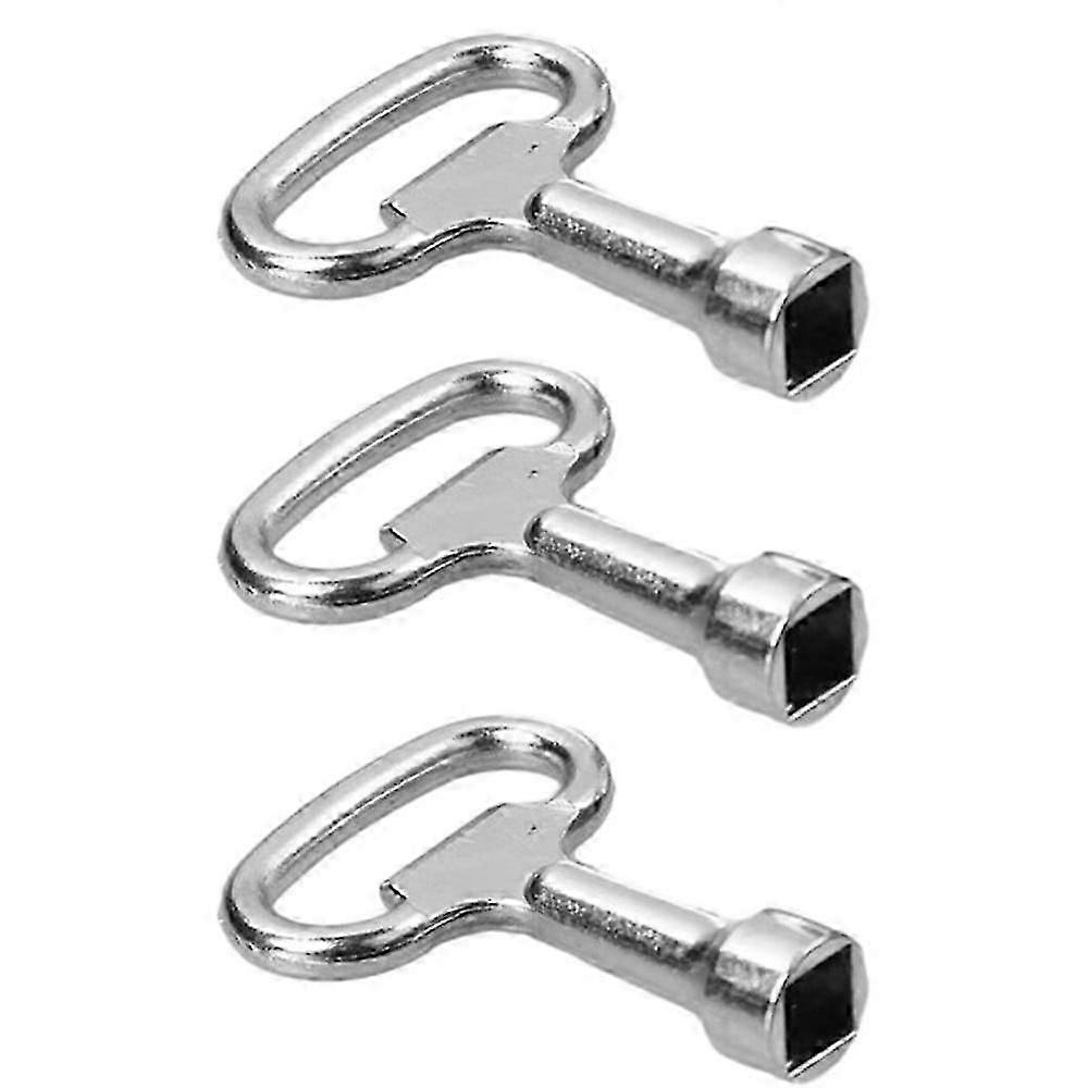 Square Key 3Pcs Square Key Water Tap 8mm Vent key Heating Key Heating Vent Key