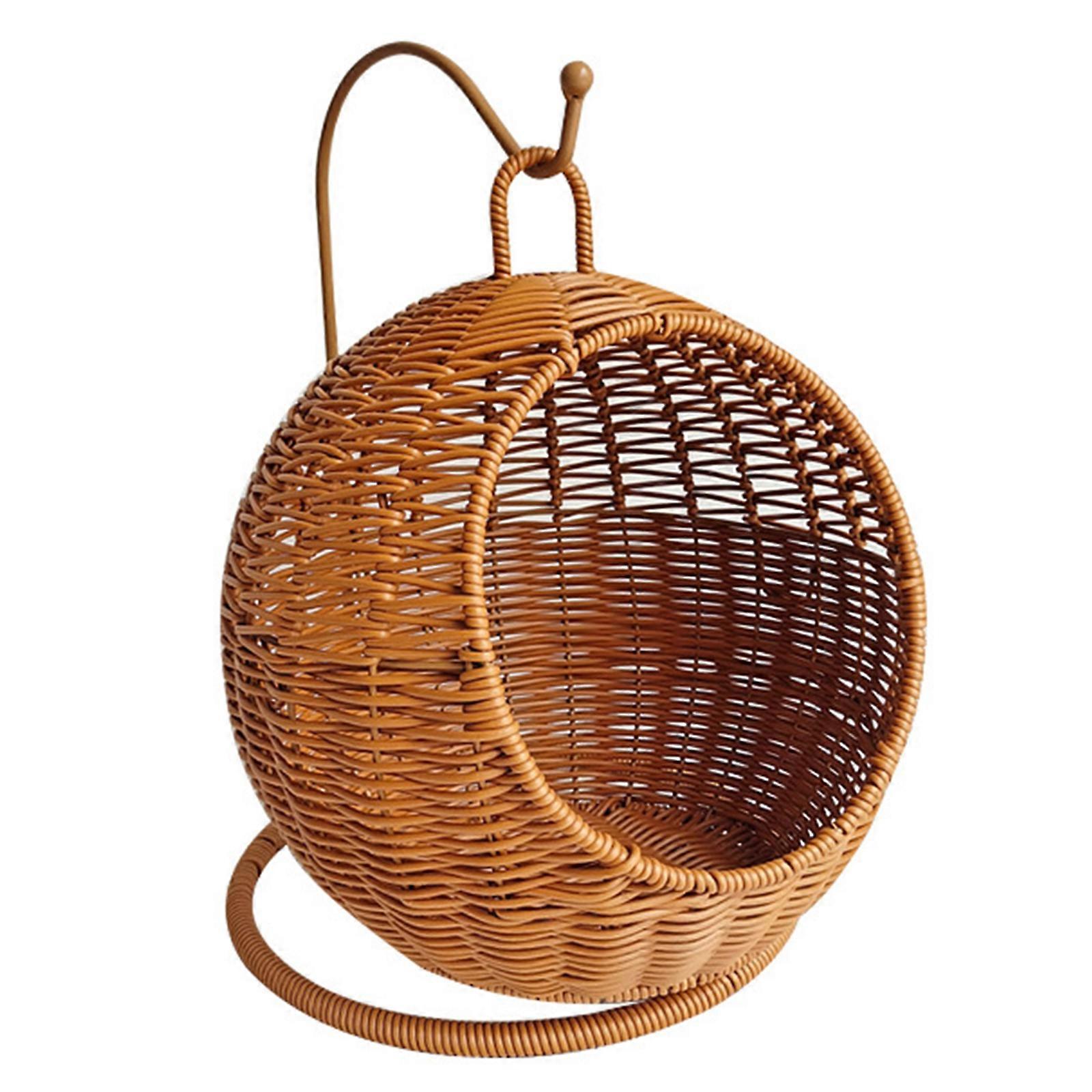 Imitacja tkanego rattanu, hamak dla kotów, legowisko dla kotów domowych, hamak, legowisko dla małych kotów, wielokolorowe