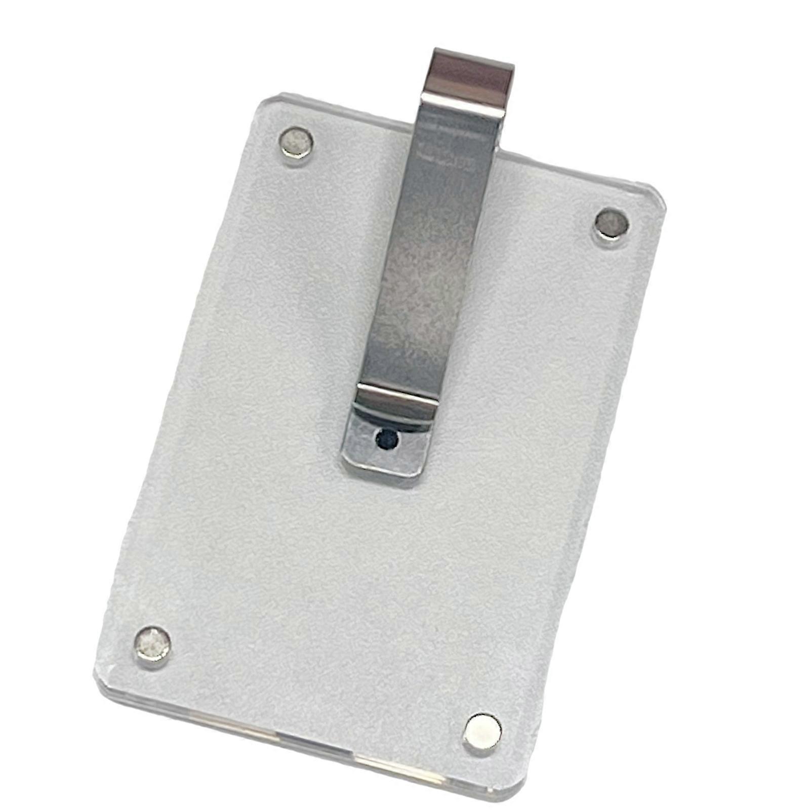 Acrylic Magnetic Car Photo Holder Frame for Sunvisor Displaying Family or Important Information Adding Personal Photos Multicolor