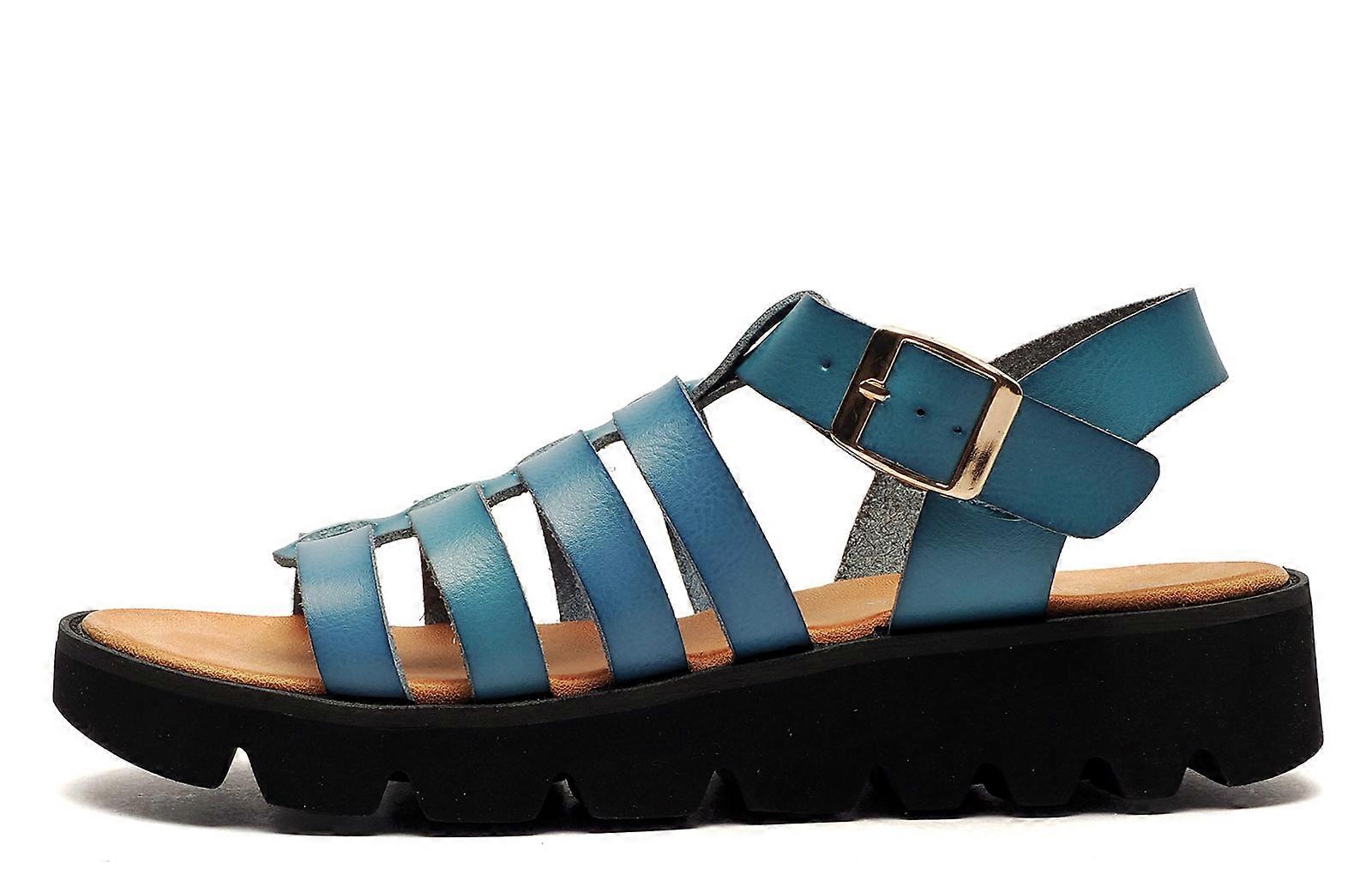 Cipriata Azia Wedge Sandal Blue