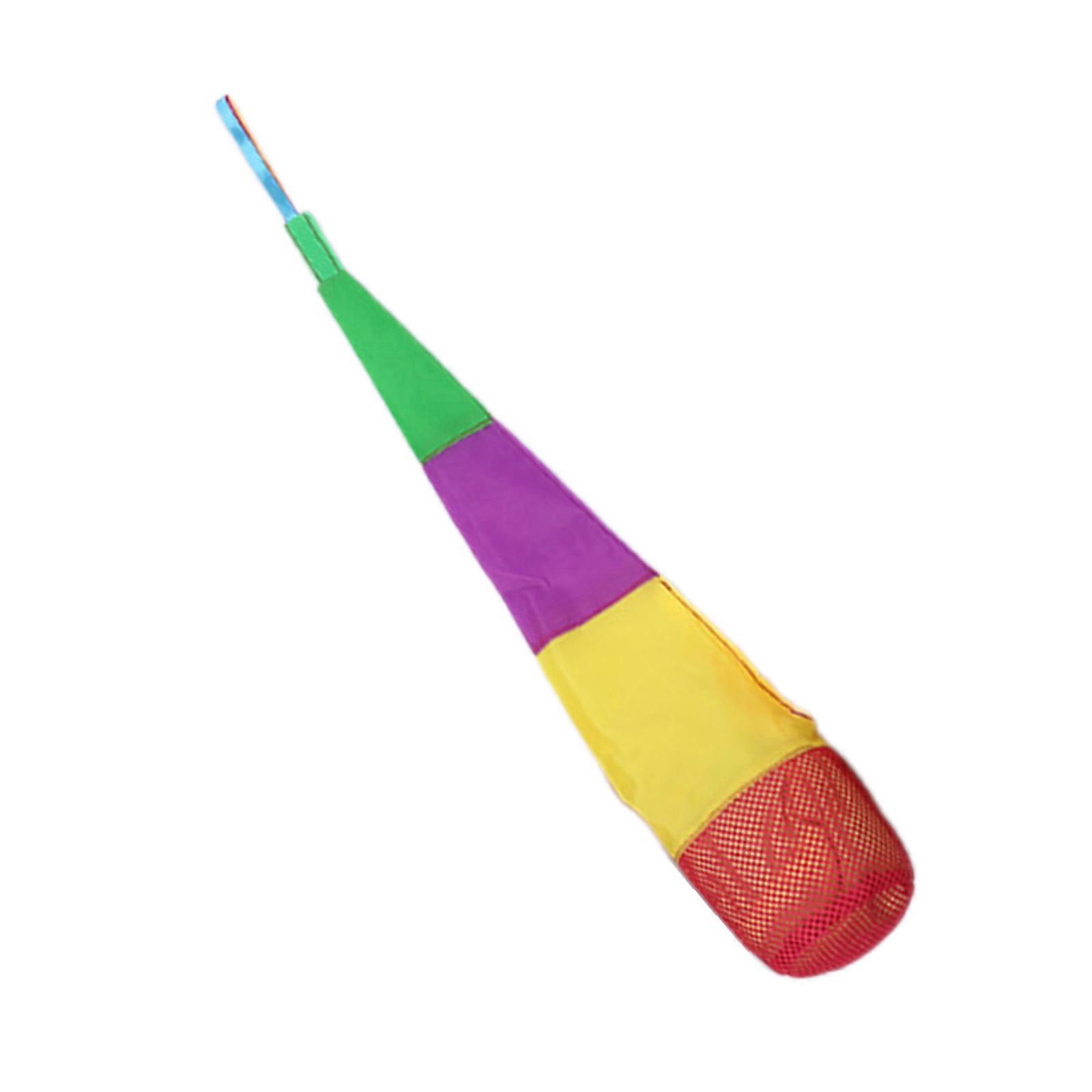 Fun Toy with Colorful Tail for Children's Sensory and Motor Skills Soft Toy for Kids Learning and Outdoor Play  Red