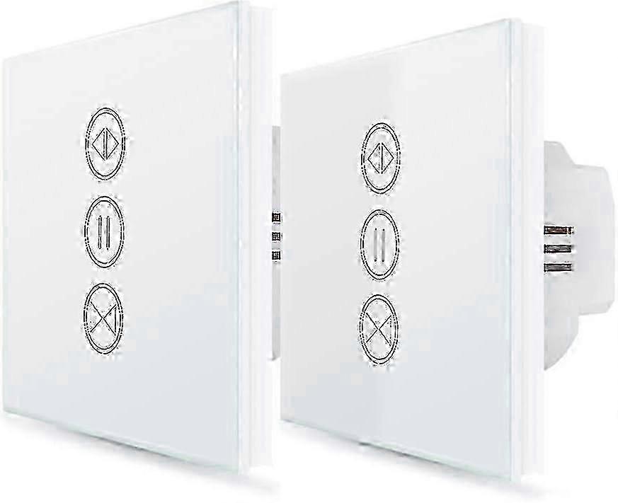 f x Connected Roller Shutter Switch, Adjustable Opening, WiFi Blinds Curtain Switch, Compatible with Alexa Google Home for Voice Control