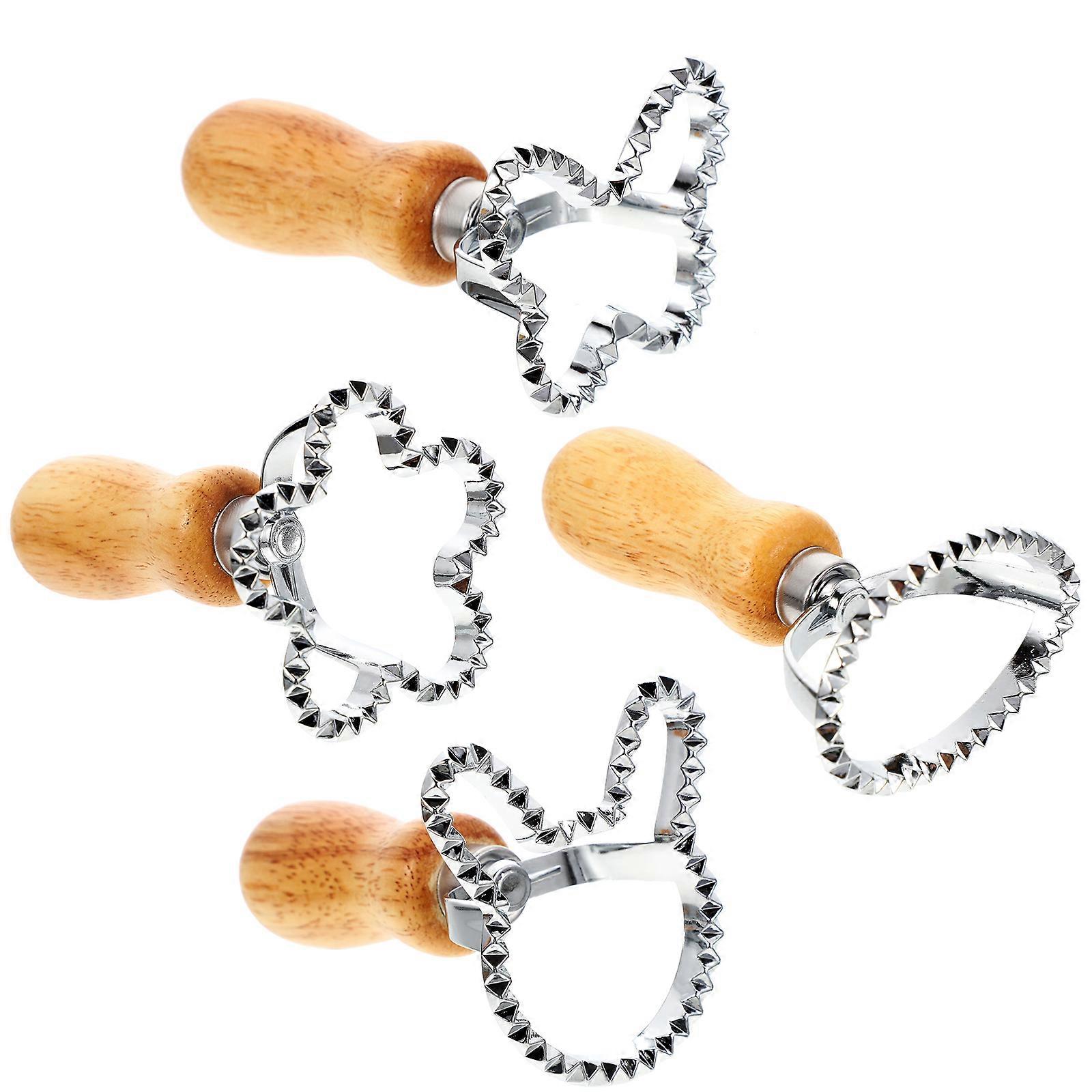 4pcs Dumpling Mold Cutters Easter Themed Cookie Cutters Multi-function Biscuit Cutters