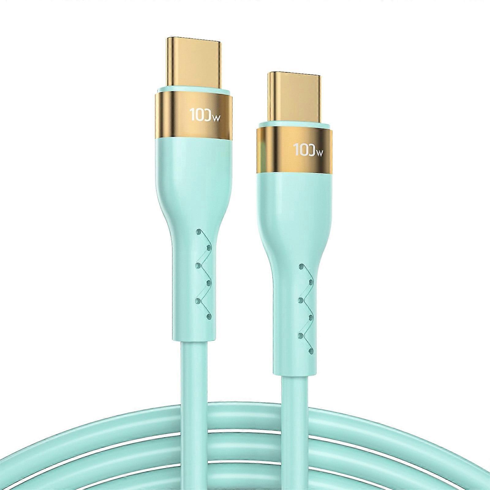 100W Type C Datacable Mobile Fast Charging Cable Suitable for Mobile Phone Flash Charging Cable 1M, Cable & Charger