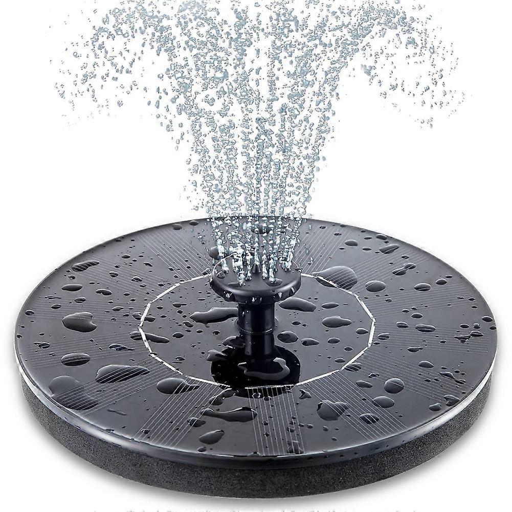 Solar Bird Bath Fountain Pump, Upgrade 3.5W Solar Fountain with Nozzle, Free Standing Floating Solar Powered