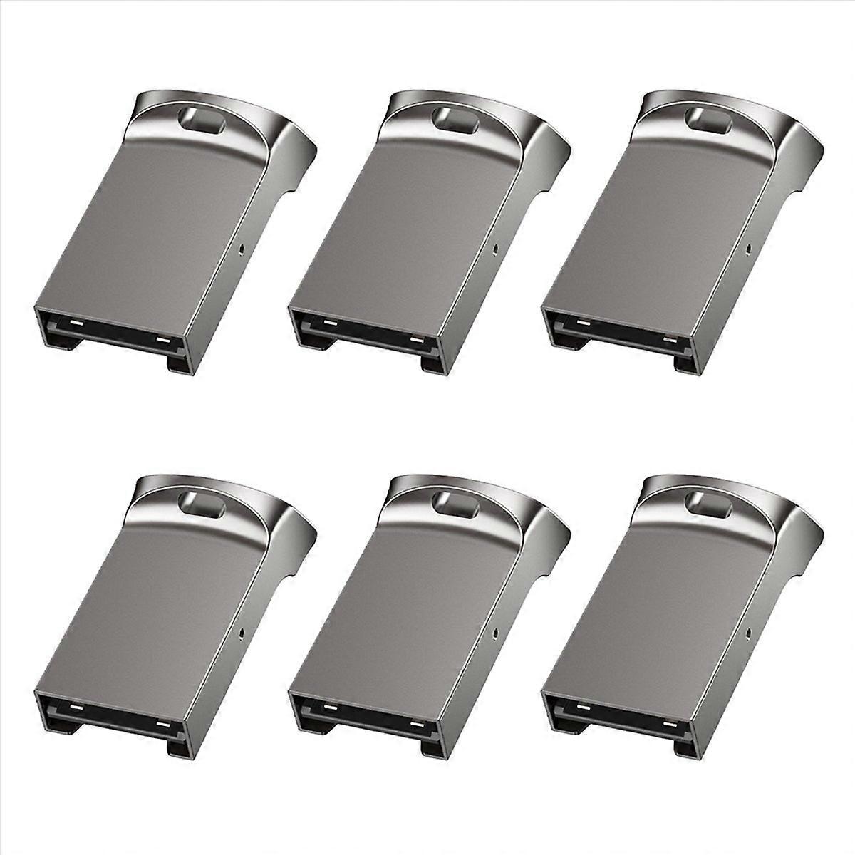 6X Mini TF Card Reader USB Computer Card Reader TF Card Memory Reader Adapter with LED Indicator for