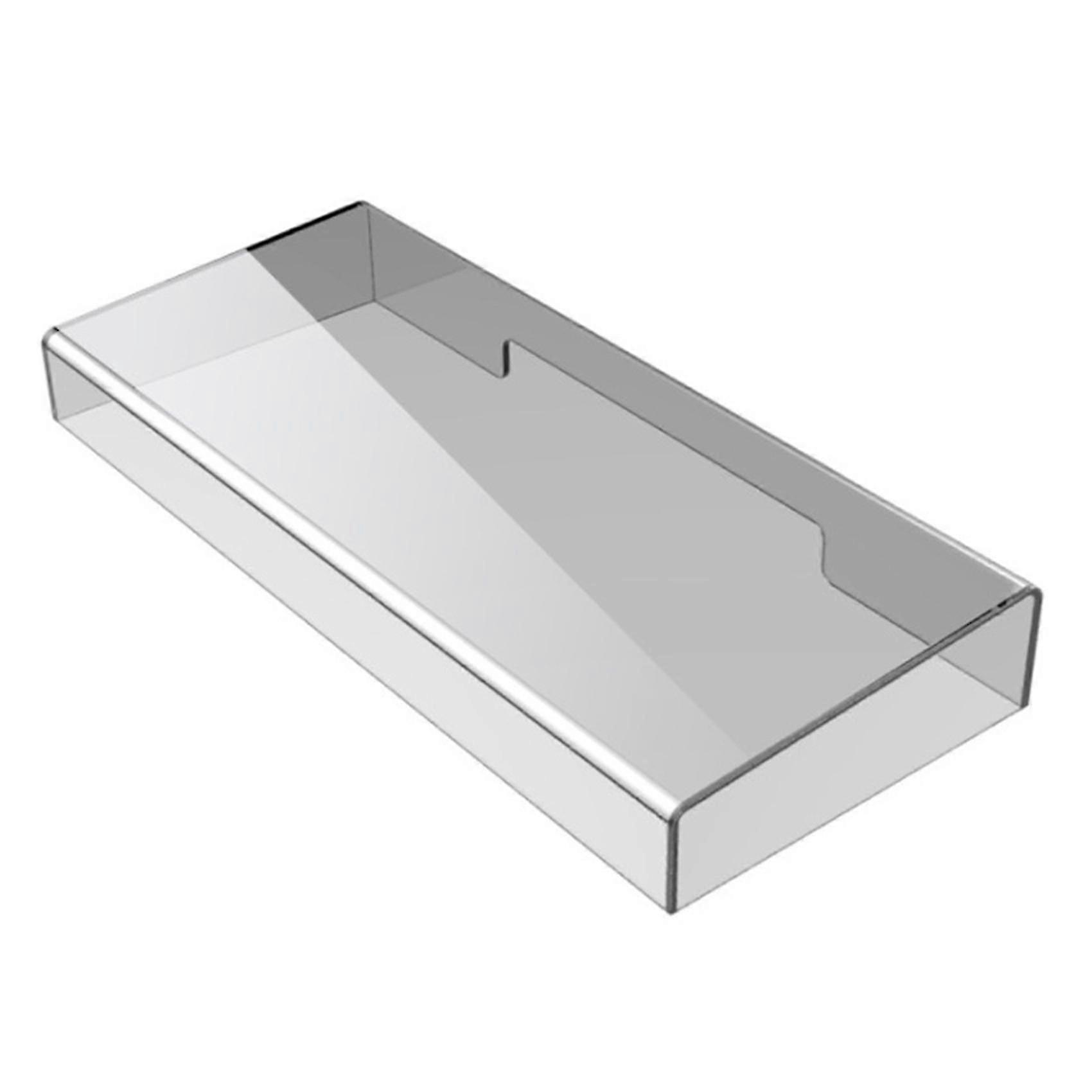 Keyboard Dust Cover Transparent Strong Acrylic Keyboard Cover Easy To Clean Desktop Keyboard 375x15