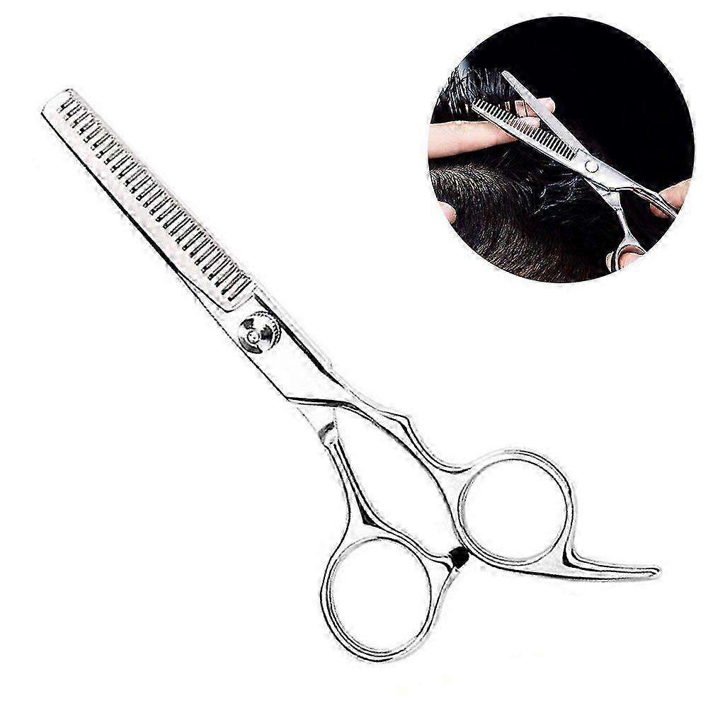 Hair Thinning Scissors, Professional Tooth Scissors with Adjustable Screw, Barber Scissors for Texturizing and Styling, Stainless Steel