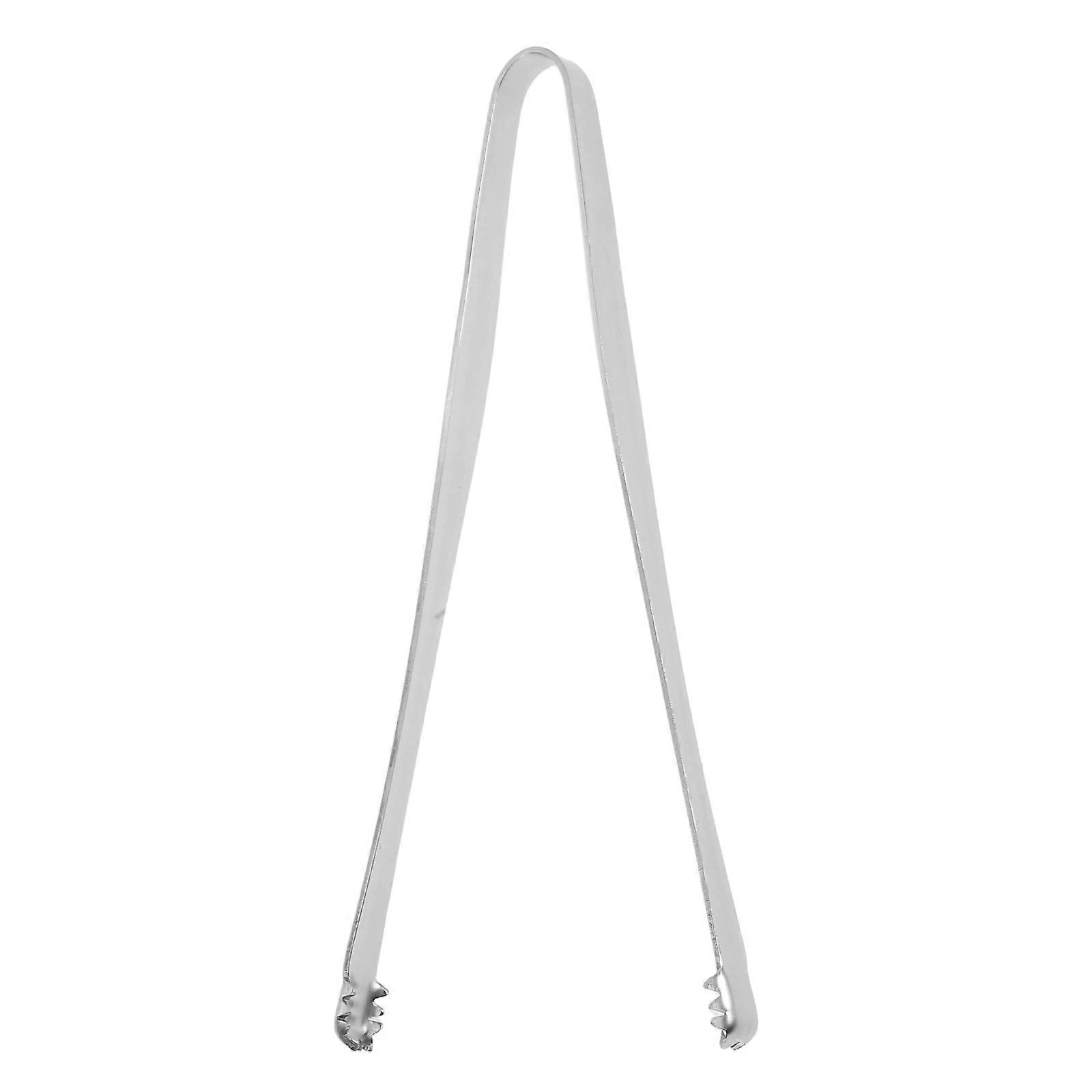 Multi-Functional Stainless Steel Tongs for Sugar Cubes and Ice