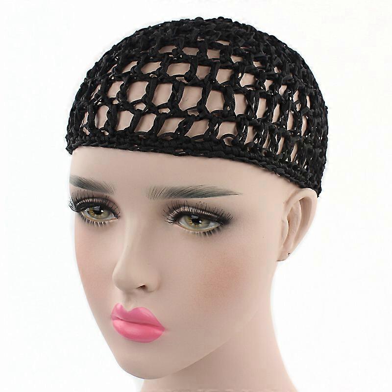 Thick Hair Net Hand Knitting Mesh Cap