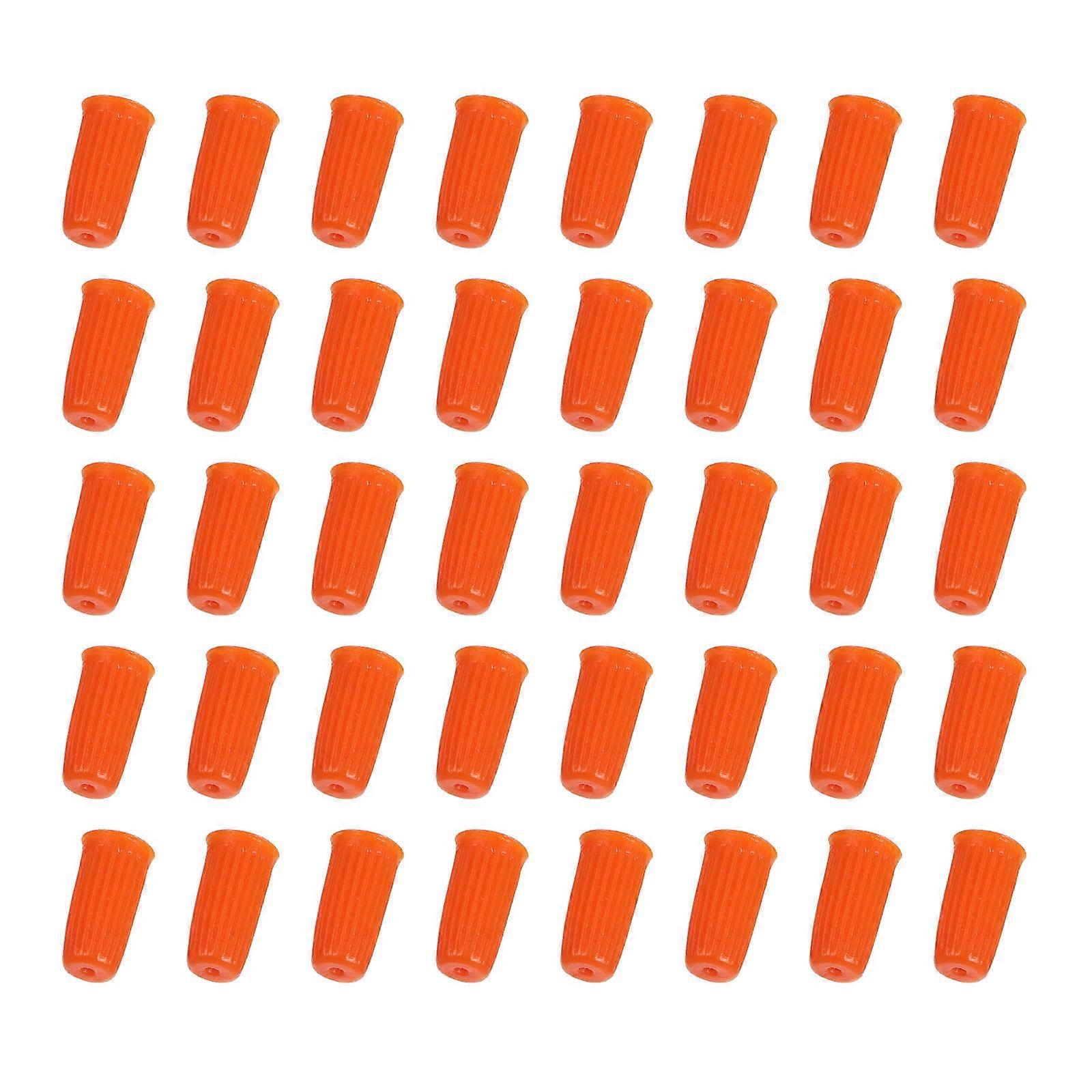 Orange Eyelash Glue Bottle Tip for Bottle 300Pcs Replacement Accessories