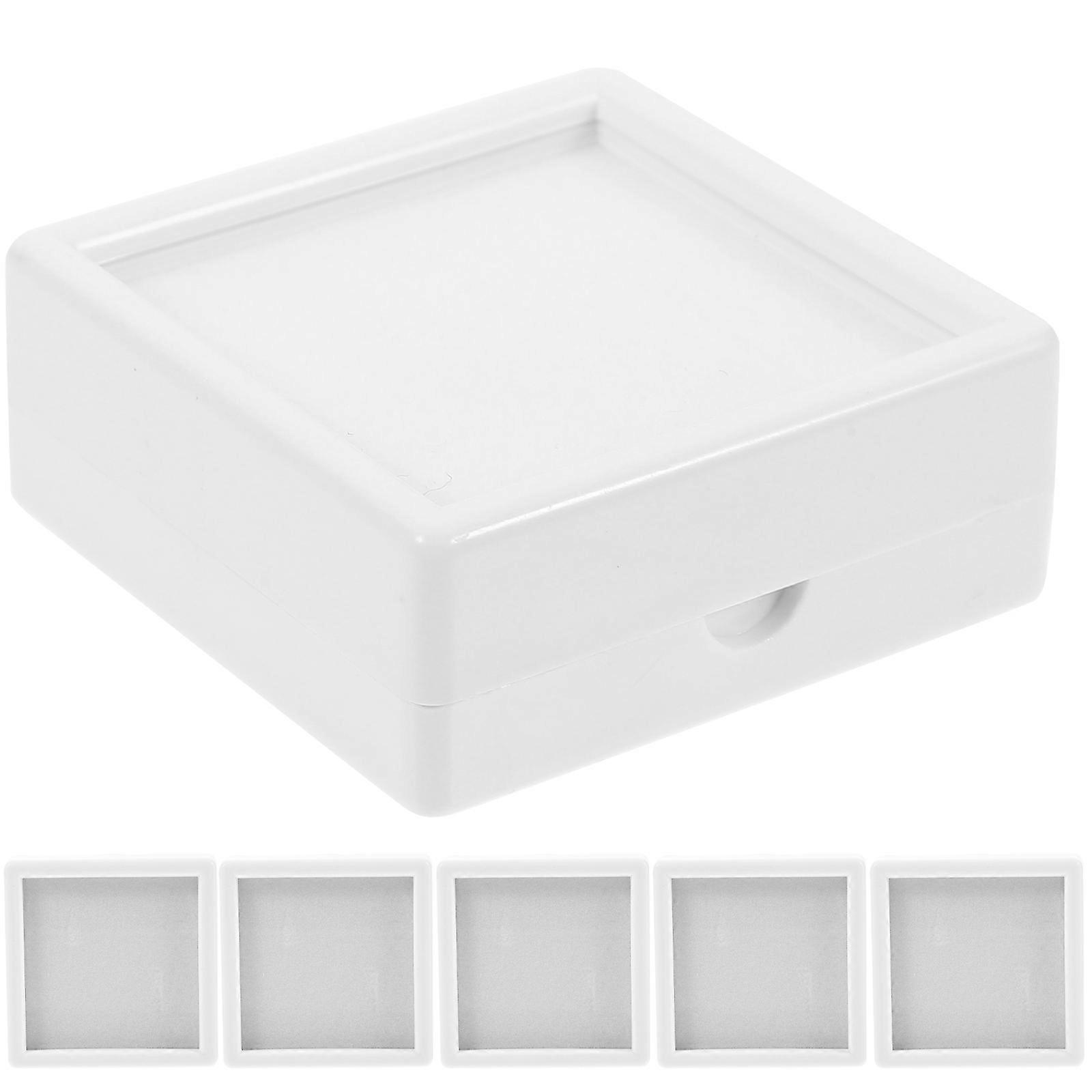 Jewelry Display Case for Gemstone Storage Box with 18Pcs Organizer