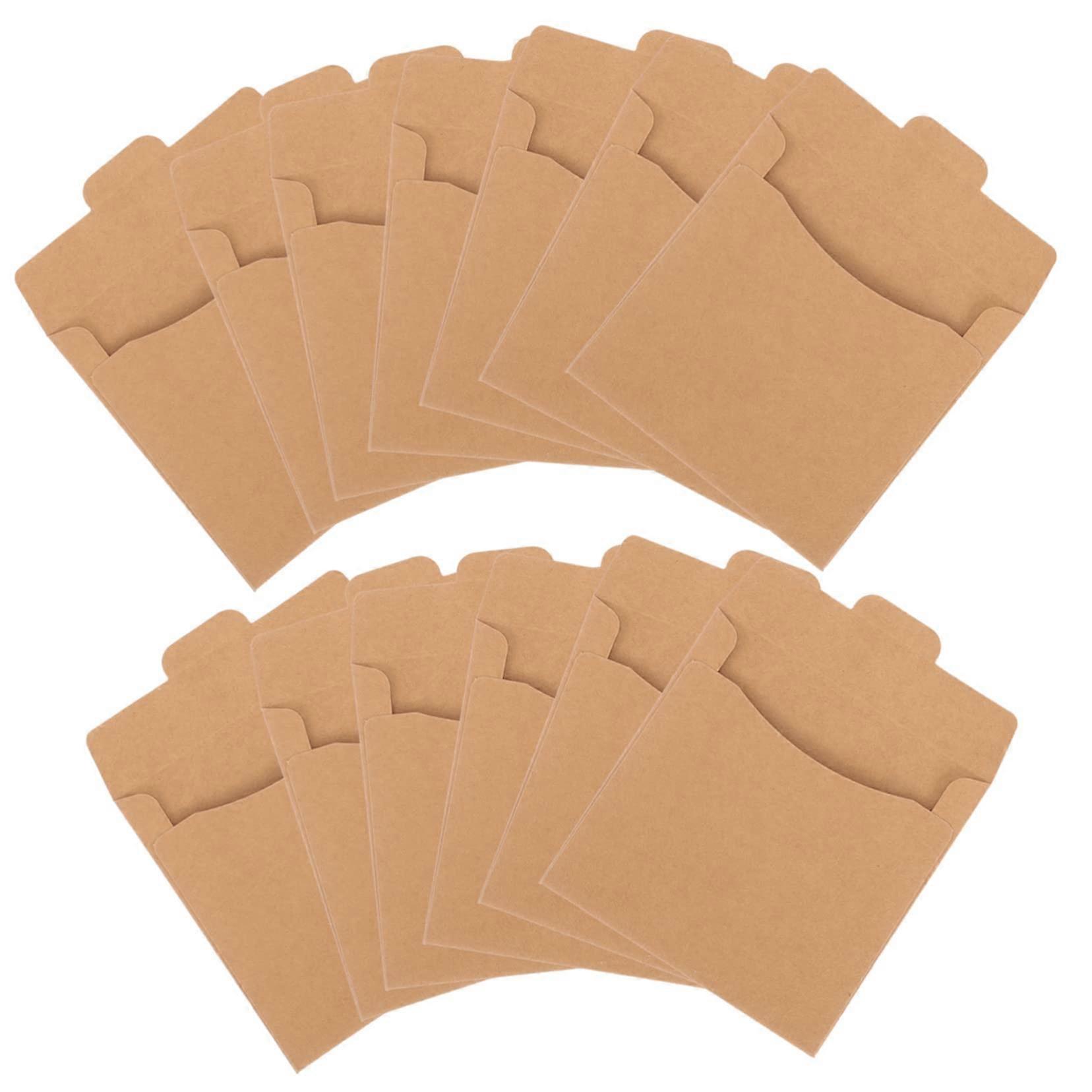 50pcs Paper CD Sleeves TearResistant DVD Storage Envelopes with ScratchResistant Protection