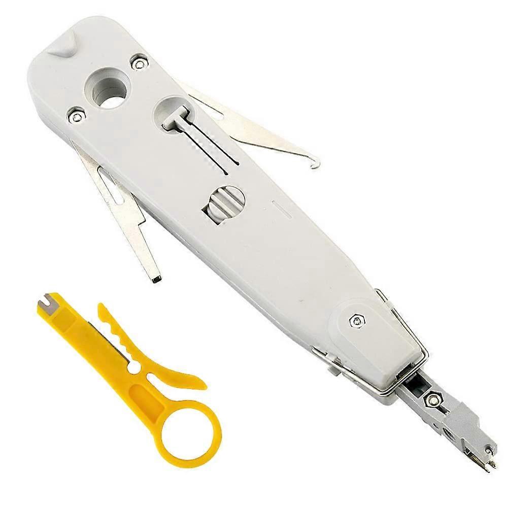 Punch Down Tool Type for Krone Cat5e Cat6 Network and Telephone Wire Termination with Cutter