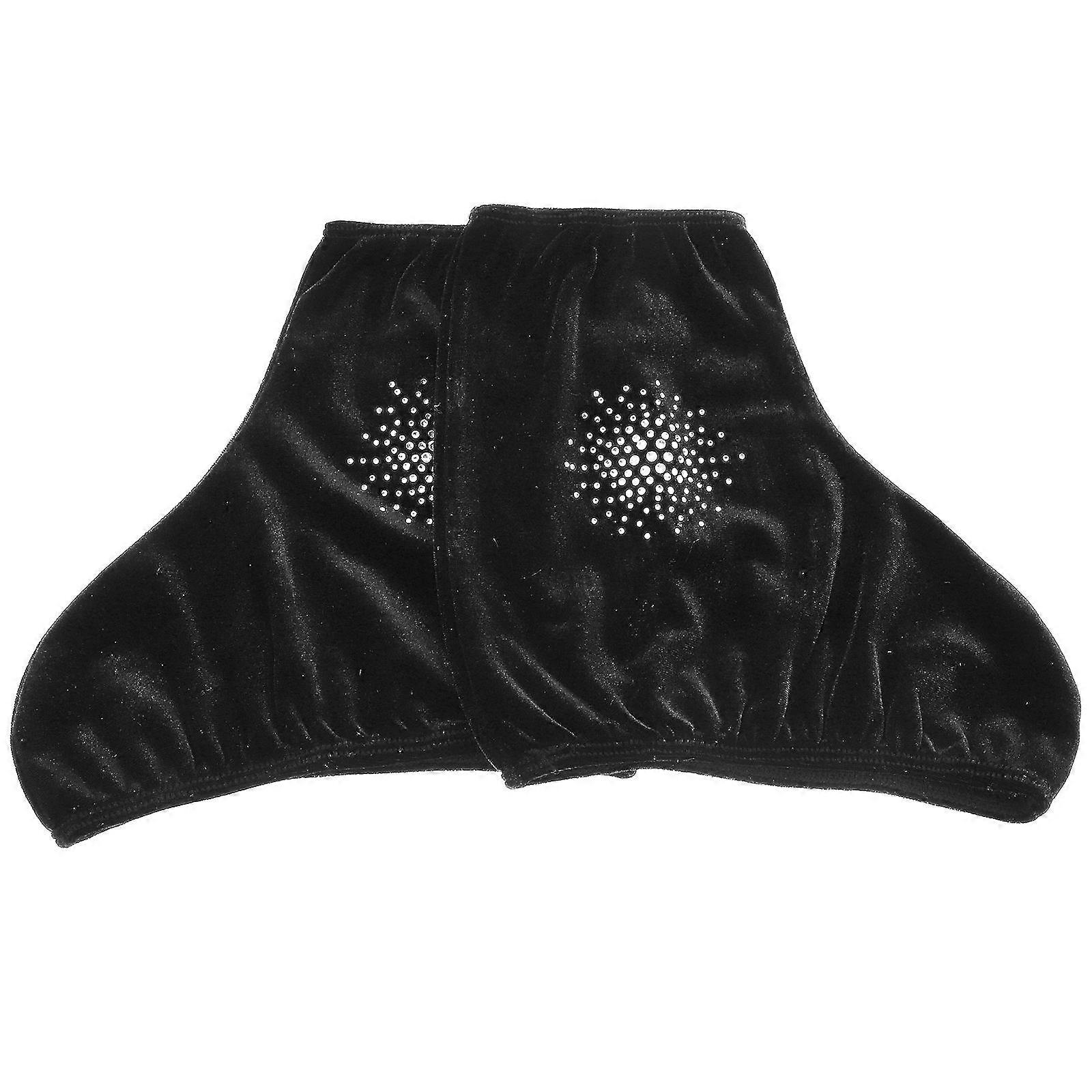 Skate Shoe Cover Adjustable for Skating 1Pair Black Protective Covers